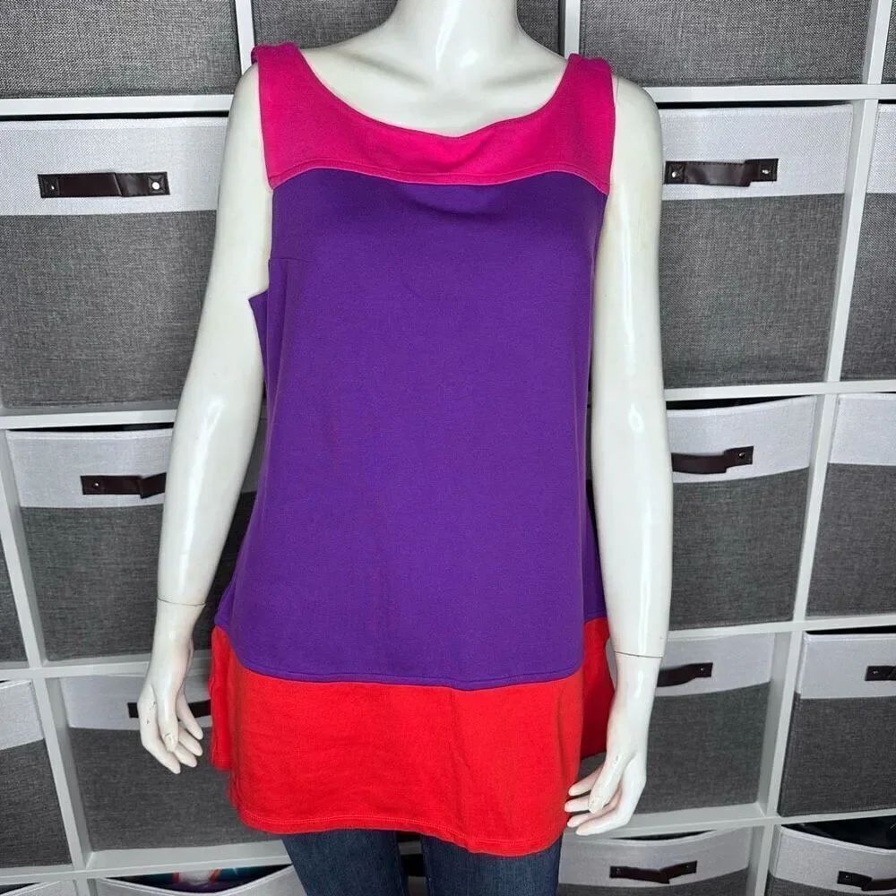 Alice + Olivia Color Block Dress Size Large
